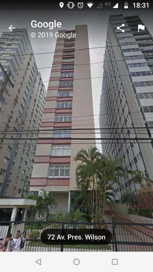 Apartamento Frente Ao Mar Em Santos Luaran gambar